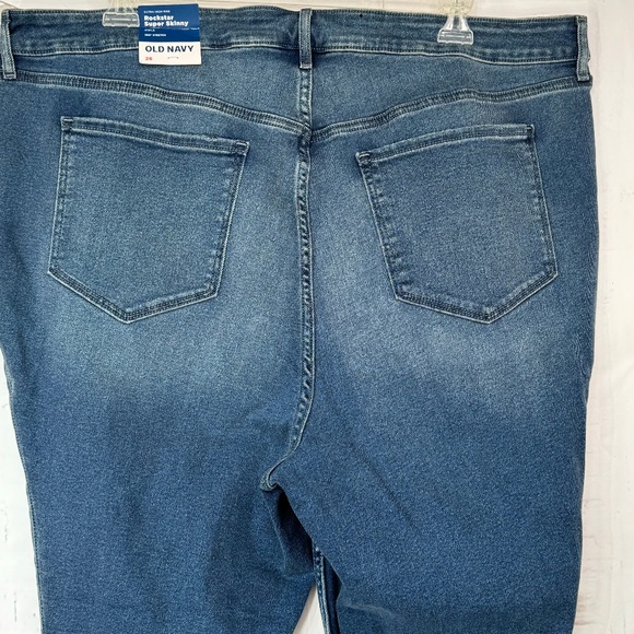 Old Navy Womens Rockstar Super Skinny Extra High Rise Ankle Jeans Plus Sz. 26 - Picture 12 of 13